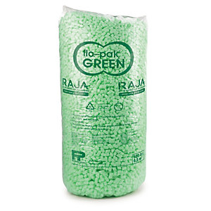 Flo-pak Super Green - bionedbrydelig emballage til at beskytte produkter under forsendelse 