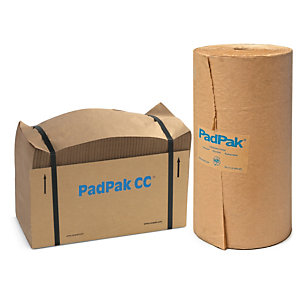 Papirrulle og papirbunke til Padpak
